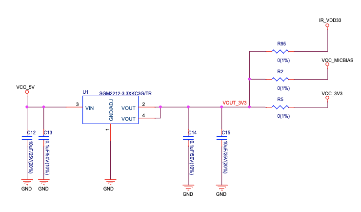 系统 3.3 V 电源