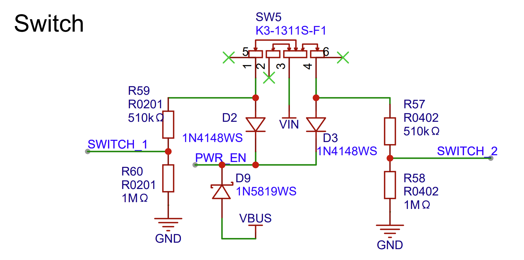 Mode Switch Circuit Diagram (Click to enlarge)