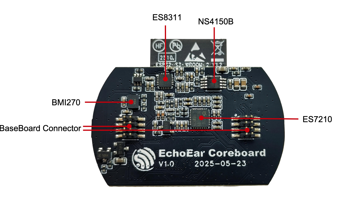 EchoEar CoreBoard PCB 背面图(点击放大)