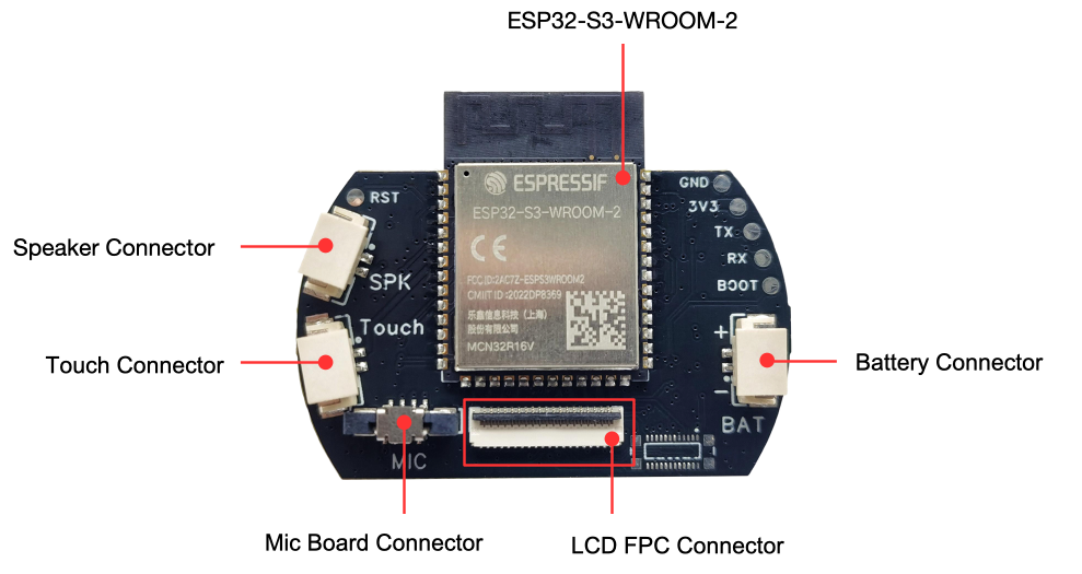 EchoEar CoreBoard PCB 正面图(点击放大)