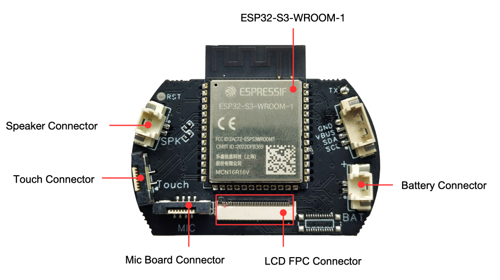 EchoEar CoreBoard PCB 正面图(点击放大)