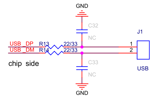 ESP32-C61 USB RC Schematic