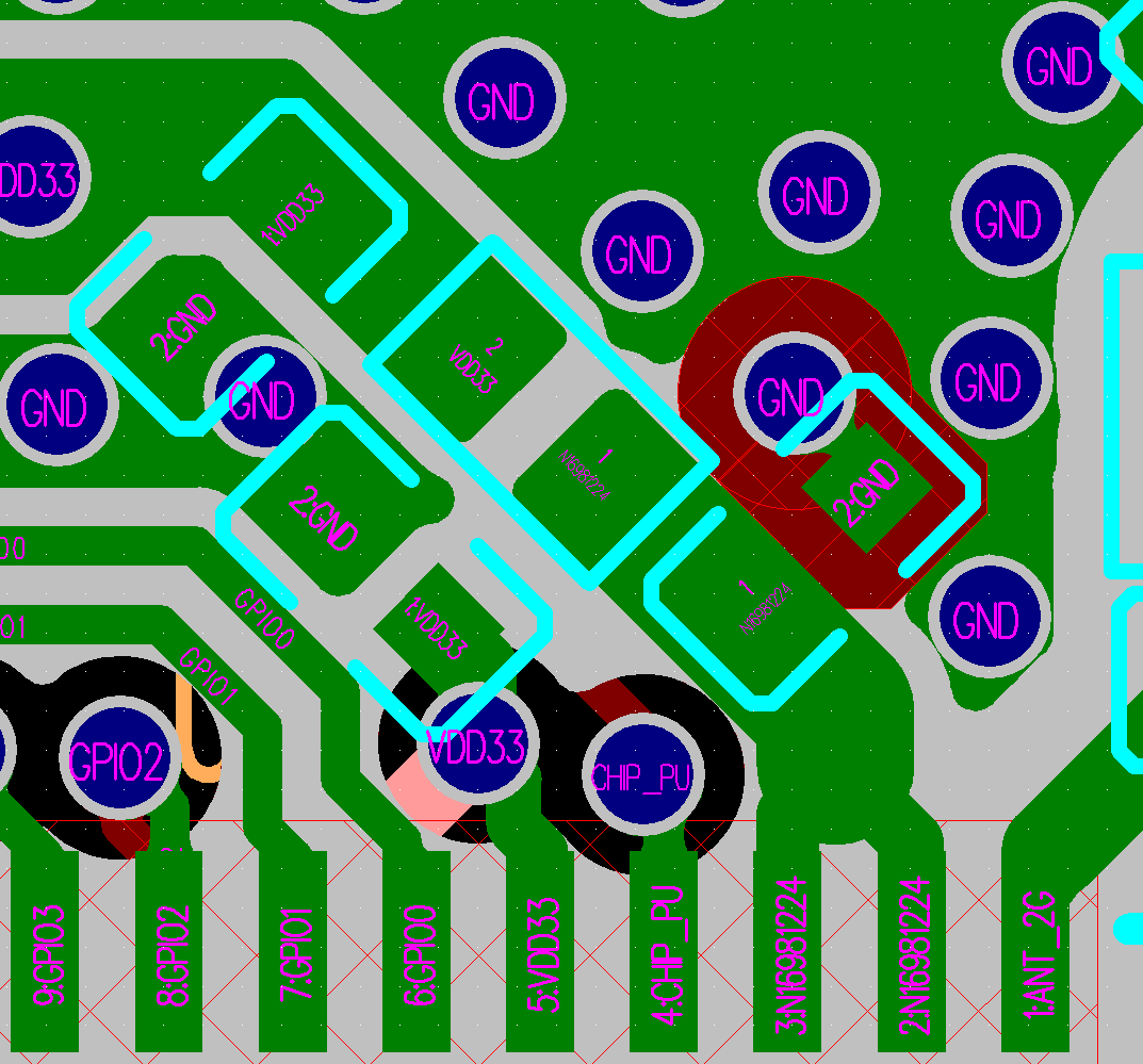 ESP32-C61 系列芯片管脚 2、3 电源设计