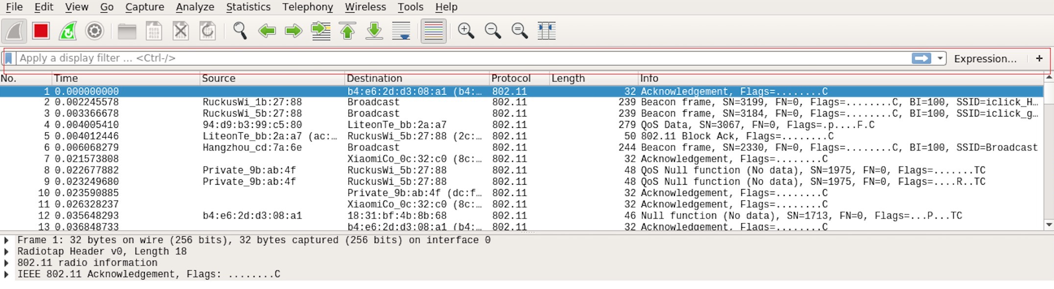 Setting up Filters in Wireshark