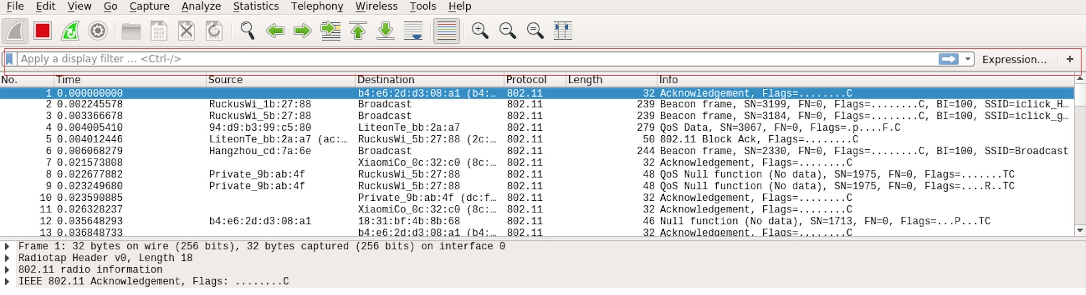 Stopping Packets Capture