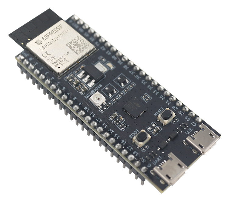 ESP32-S3-DevKitM-1 with ESP32-S3-MINI-1 Module