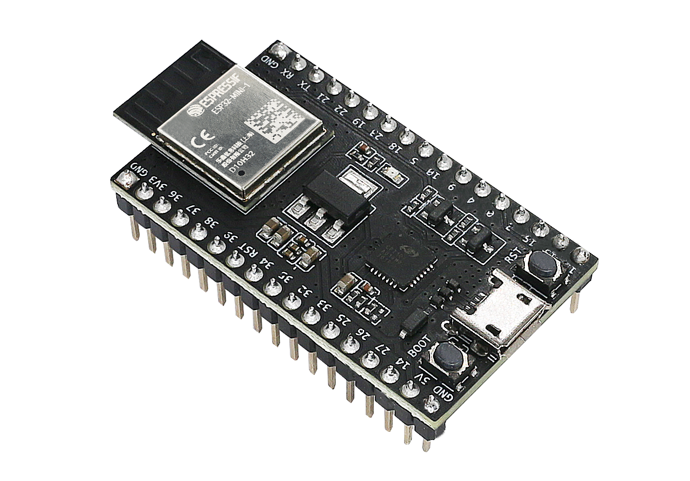 ESP32-DevKitM-1 - isometric