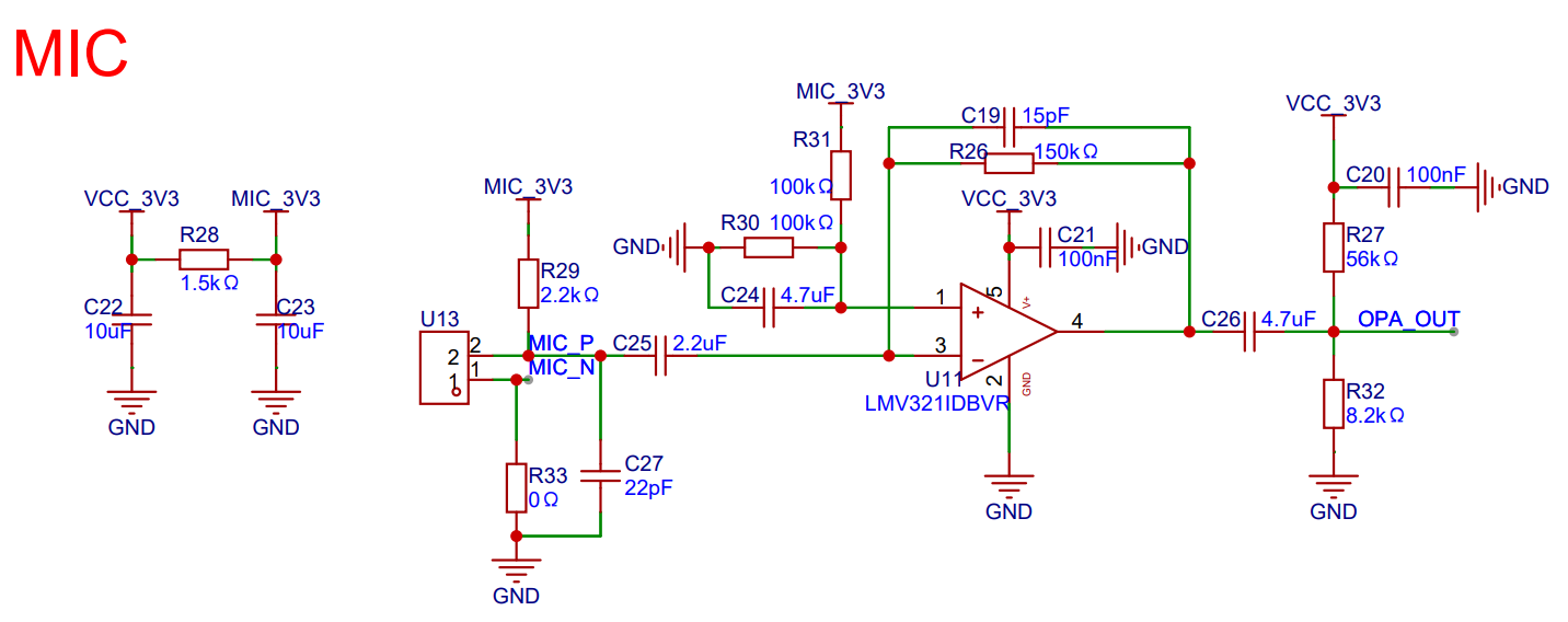ADC mic hardware reference design