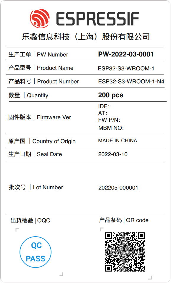 Label Formats