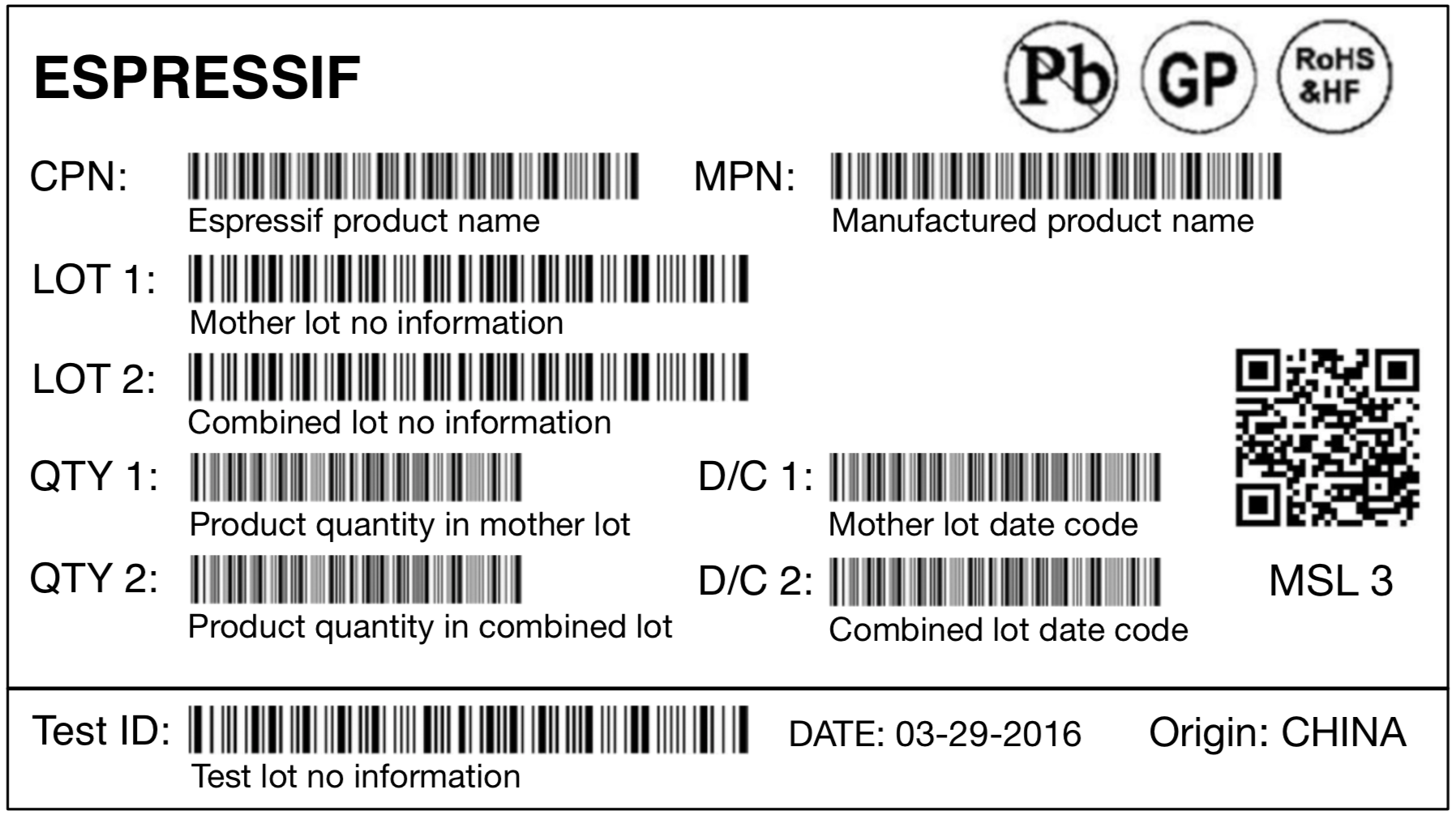 Label Formats 2016