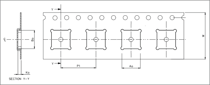 Carrier Tape Dimensions