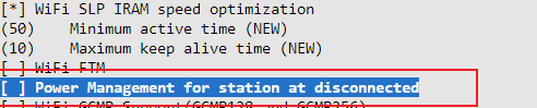 Figure 2-4 Enable power management for disconnection