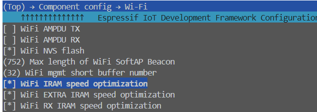 Figure 2-9 Enable IRAM Speed optimization