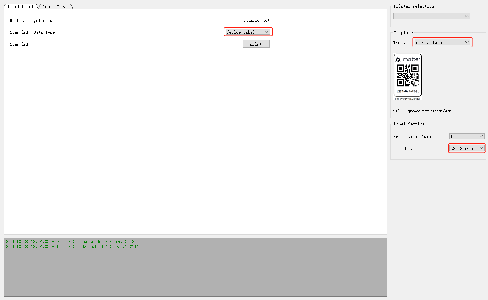 Matter QR Code Generator - ESP32-C2 - — ESP Test Tools latest documentation