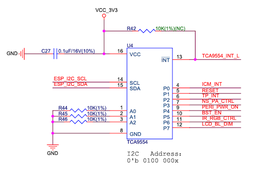 ESP32-S2-HMI-DevKit-1 IO expander schematic