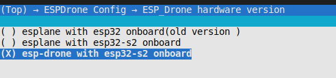 ESP-Drone config
