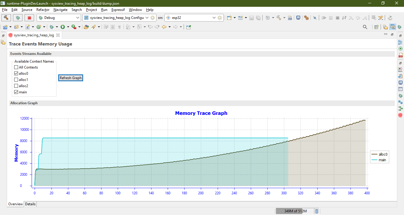 图表中已选的上下文