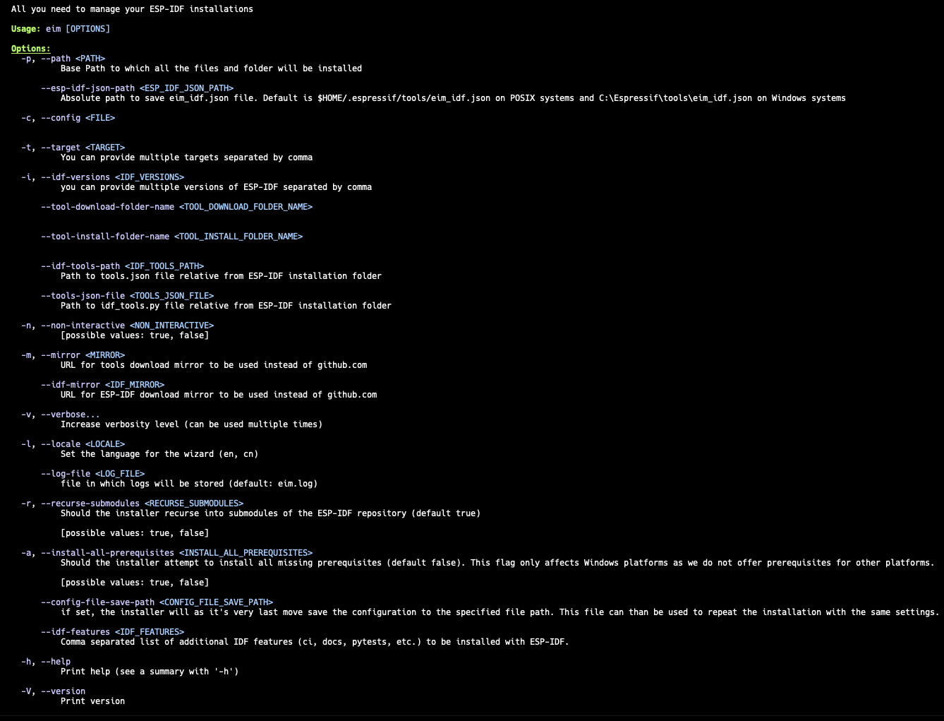 Help Screen