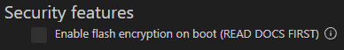 闪存加密配置